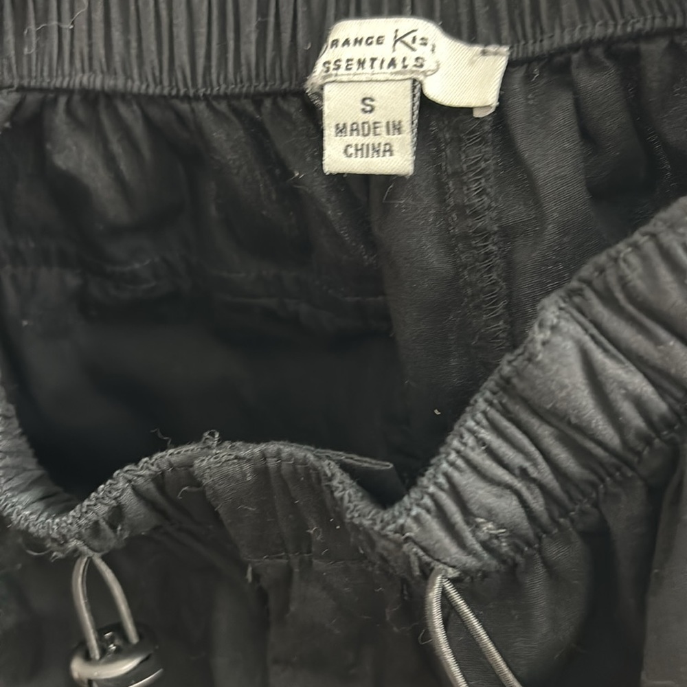 Orange Kiss Essentials Drawstring Cargo Pants - image 5